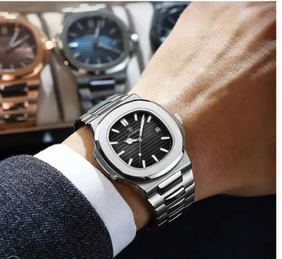 Picture of Poedagar 613 Business Quartz Luxury Stainless Steel Luminous Watch for Men- Silver Black - Black - Int: One size
