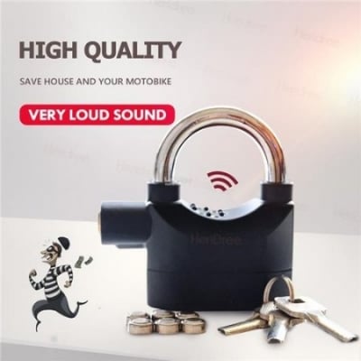Picture of Security Alarm Lock Pad lock AlarmLock with High sound - Black - Int: One size