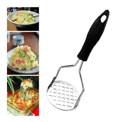 Picture of Stainless Steel Potato Masher With Plastic Handle, Food Press For Fruit And Vegetable - Vegetable Cutter
