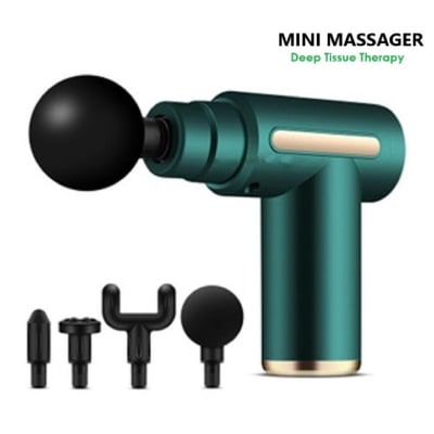 Picture of Portable mini massager deep tissue Therapy to relieve muscle soreness, used for athletes, percussion muscle massager and back massager