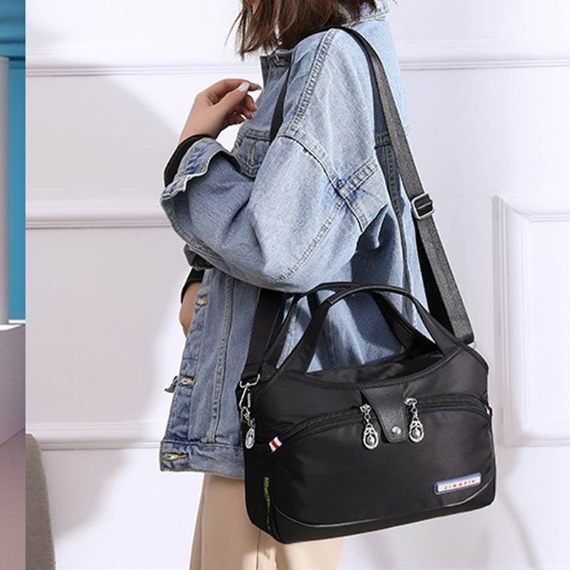 Picture of Black Color-Large Capacity Waterproof Anti-theft Fashion - Black - Int: One size