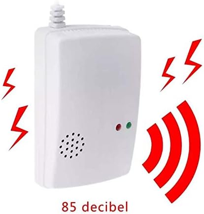 Picture of Alarm Device Sensor System Leakage Detector Detection Monitor Generic Household Gas LPG - White - Int: One size