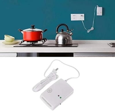 Picture of Alarm Device Sensor System Leakage Detector Detection Monitor Generic Household Gas LPG - White - Int: One size