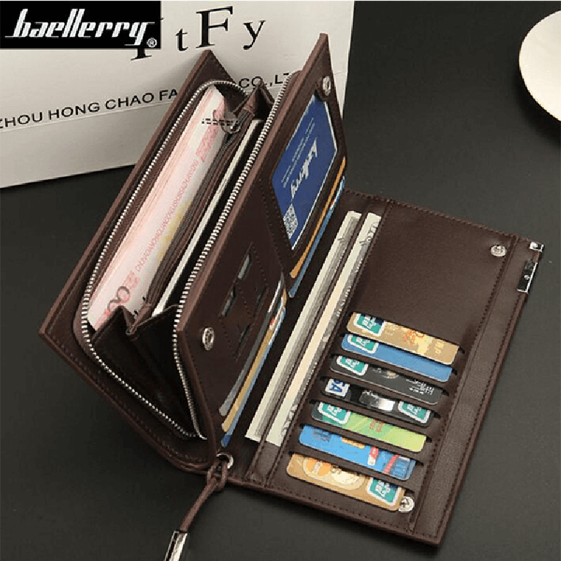 Picture of Smart New Baellerry Long Men Wallets Top Quality - Multicolor - Int: One size
