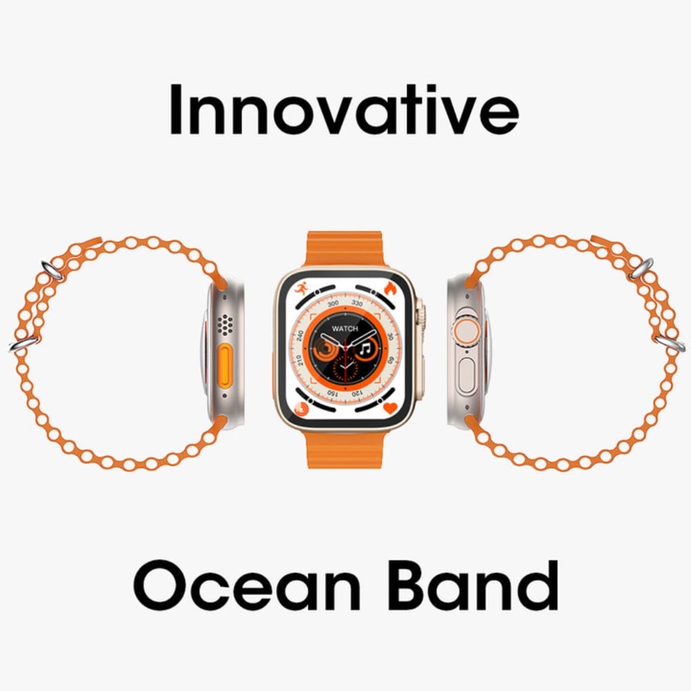 Picture of Tookss KD99 Ultra Smart Watch Series 8 1.99 Inches Smartwatch Men Women Bluetooth Call Waterproof IP67 Wireless Charging HD Screen - Multicolor - Int: One size