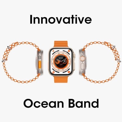 Picture of Tookss KD99 Ultra Smart Watch Series 8 1.99 Inches Smartwatch Men Women Bluetooth Call Waterproof IP67 Wireless Charging HD Screen - Multicolor - Int: One size