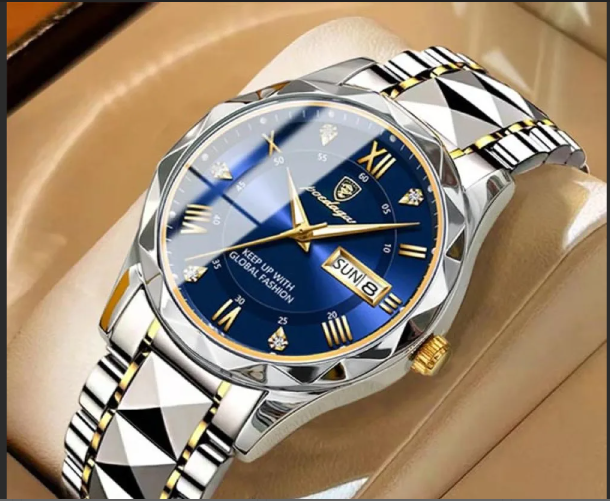 Picture of Poedagar  Update version 2025 Water Proof Watch Model  Color Silver - Blue...... - Int: One size