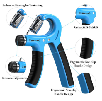 Picture of Adjustable Hand Grip 5-60Kg - Strengthen Your Grip With Precision And Comfort Using This Adjustable Hand Grip - Multicolor - Int: One size