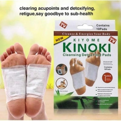 Picture of Kinoki Cleansing Detox Foot Pad - 10 Pads - White - Int: One size