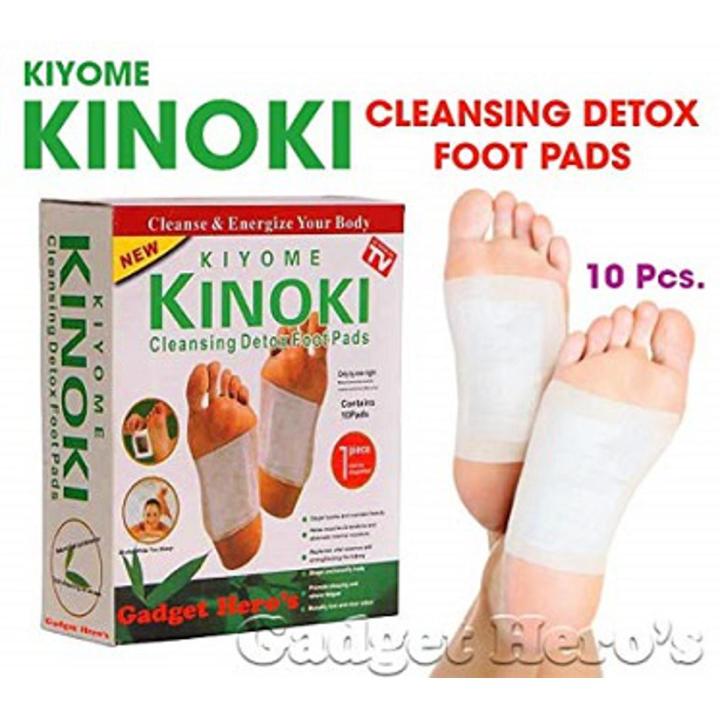 Picture of Kinoki Cleansing Detox Foot Pad - 10 Pads - White - Int: One size