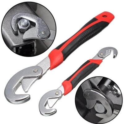 Picture of 8-32mm Multi-function Quick Snap n Grip Auto Wrenches Set For Multi Purpose Uses - Red - Int: One size