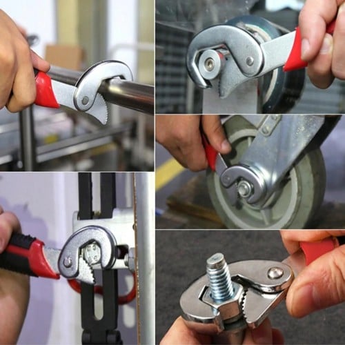 Picture of 8-32mm Multi-function Quick Snap n Grip Auto Wrenches Set For Multi Purpose Uses - Red - Int: One size