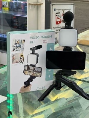 Picture of New Video VLOGGING KIT FOR LIVE STREAMING KIT-AY49 - Black - Int: One size