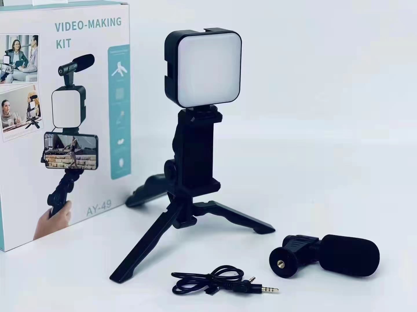 Picture of New Video VLOGGING KIT FOR LIVE STREAMING KIT-AY49 - Black - Int: One size