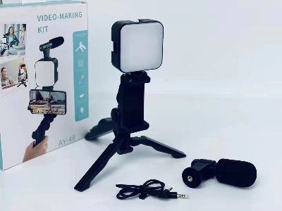 Picture of New Video VLOGGING KIT FOR LIVE STREAMING KIT-AY49 - Black - Int: One size