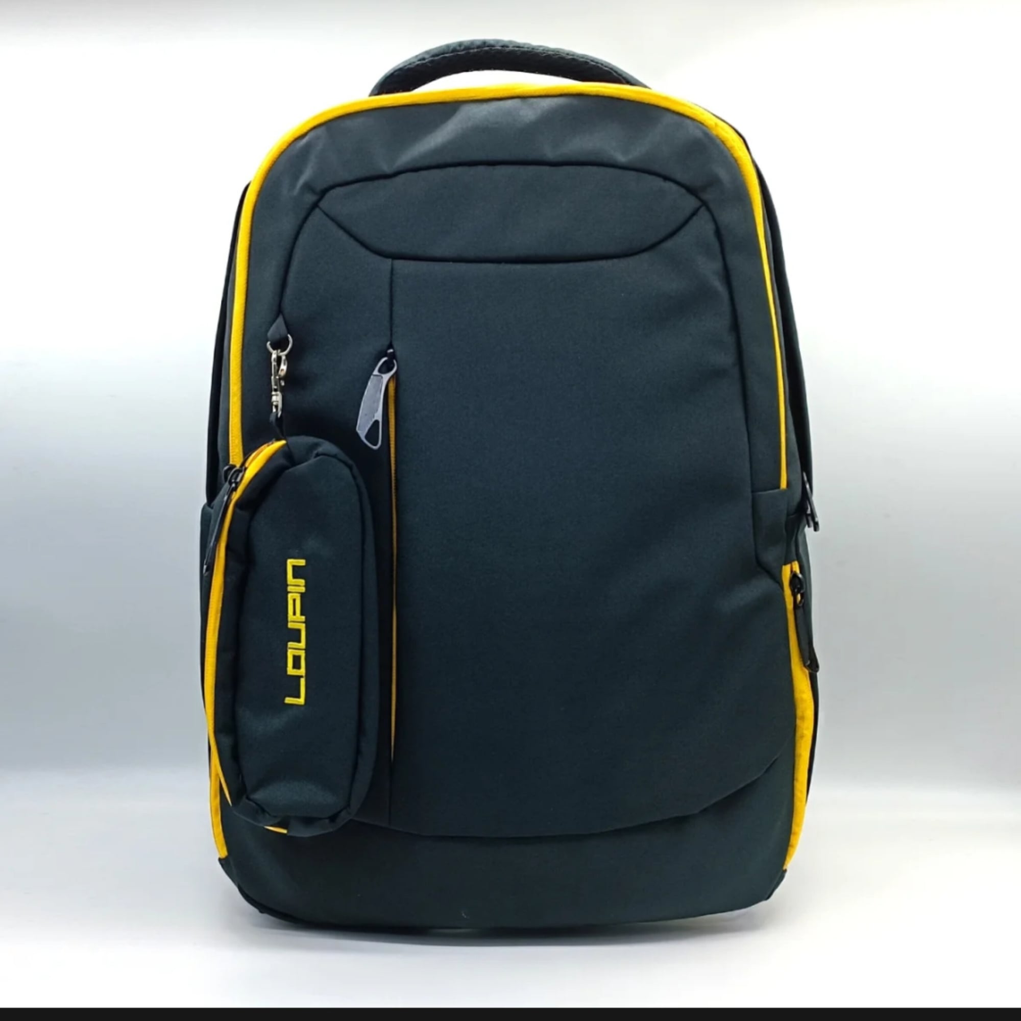 Picture of LOUPHIN JOINT BELT CONIN PURSE WATERPROFF PARASUT FABRICS BAG FOR MAN -Women- School bag Backpack - Black - Int: One size