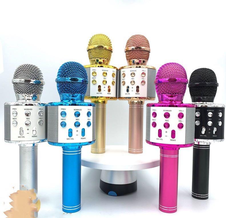 Picture of Wireless Bluetooth Microphone Speaker New Karaoke - Multicolor - Int: One size
