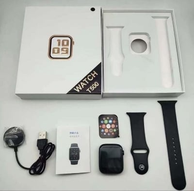 Picture of T500 Smart Watch Compatible with Android & iOS Bluetooth Watch - Stay Connected and Track Your Fitness with This Smart and Stylish Timepiece - Black - Int: One size