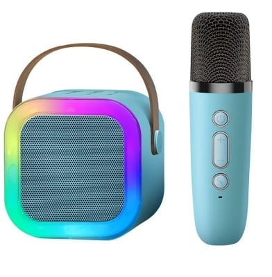 Picture of K12// Speaker High-end Bluetooth Audio Small Home KTV Karaoke Microphone Professional Children's Singing Bluetooth Speaker Column