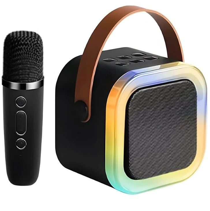 Picture of K12// Speaker High-end Bluetooth Audio Small Home KTV Karaoke Microphone Professional Children's Singing Bluetooth Speaker Column