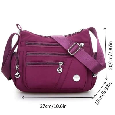 Picture of Fashion Women Single Shoulder hand Bag Crossbody Bag (Multi Colour ) - Purple - Int: One size