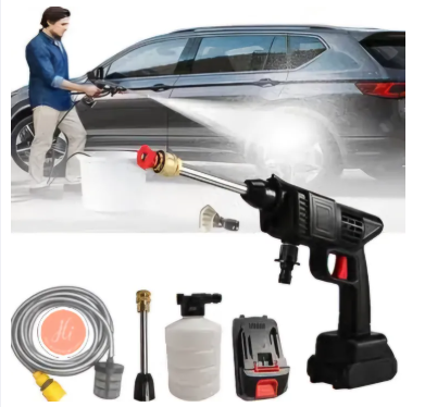 Picture of Double Battry Rechargeable Car washer Gun Machine - Black - Int: One size