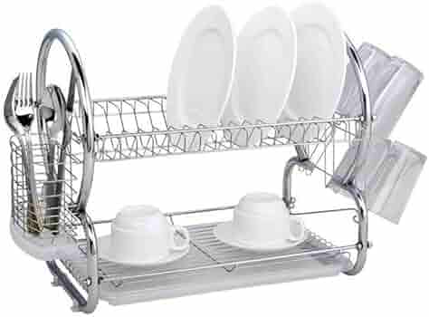 Picture of High-quality High -Quality 2 layer kitchen rack - silver - kitchen rack - Silver - Int: One size