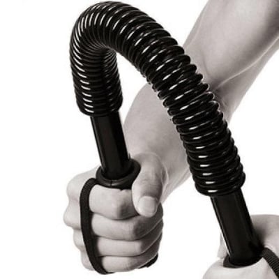 Picture of Spring Arm Strength Hand Gripper Arm Power Blaster Fitness Equipment Gym Expander Forearm Power Twister - Hand Grip - Black - Int: One size