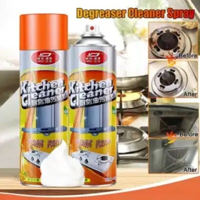 Picture of New Model Kitchen cleaner spray Foam Cleaning Spray 500ml for conforrt and Easy Cleaning - Orange - Int: One size