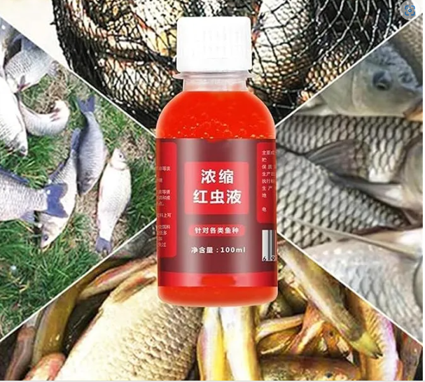 Picture of 100ml Strong Fish Attractant Concentrated Red Worm Liquid Fish Bait Additive - Red - Int: One size