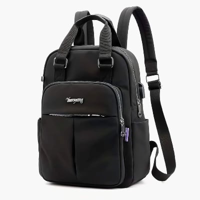 Picture of (Black Color )Travel And Student School Bag Bagpack - Black - Int: One size