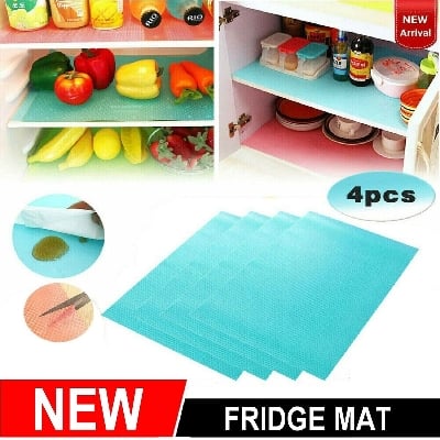 Picture of 4PCS/Set Refrigerator Pad Moisture Silicone Pad Refrigerator Mats Fridge Waterproof - Int: One size