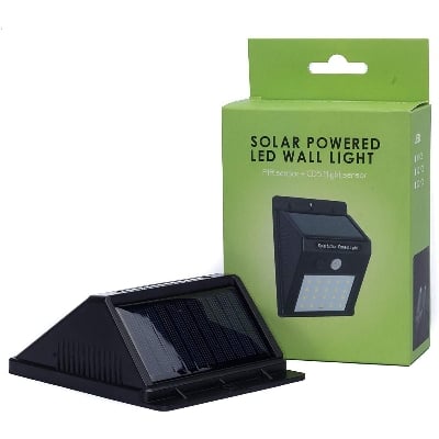 Picture of 30 LED Solar Lights Outdoors Waterproof Solar Lawn Light Solar Power Light for Garden Path l Decoration - Black