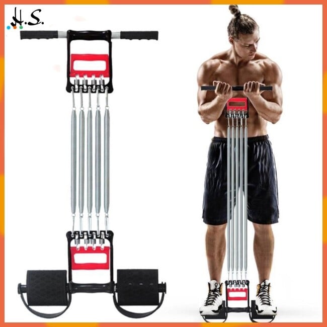 Picture of 5 Spring Chest Pull Expander 3 in 1 - Hand Grip - Hand Grip - Black