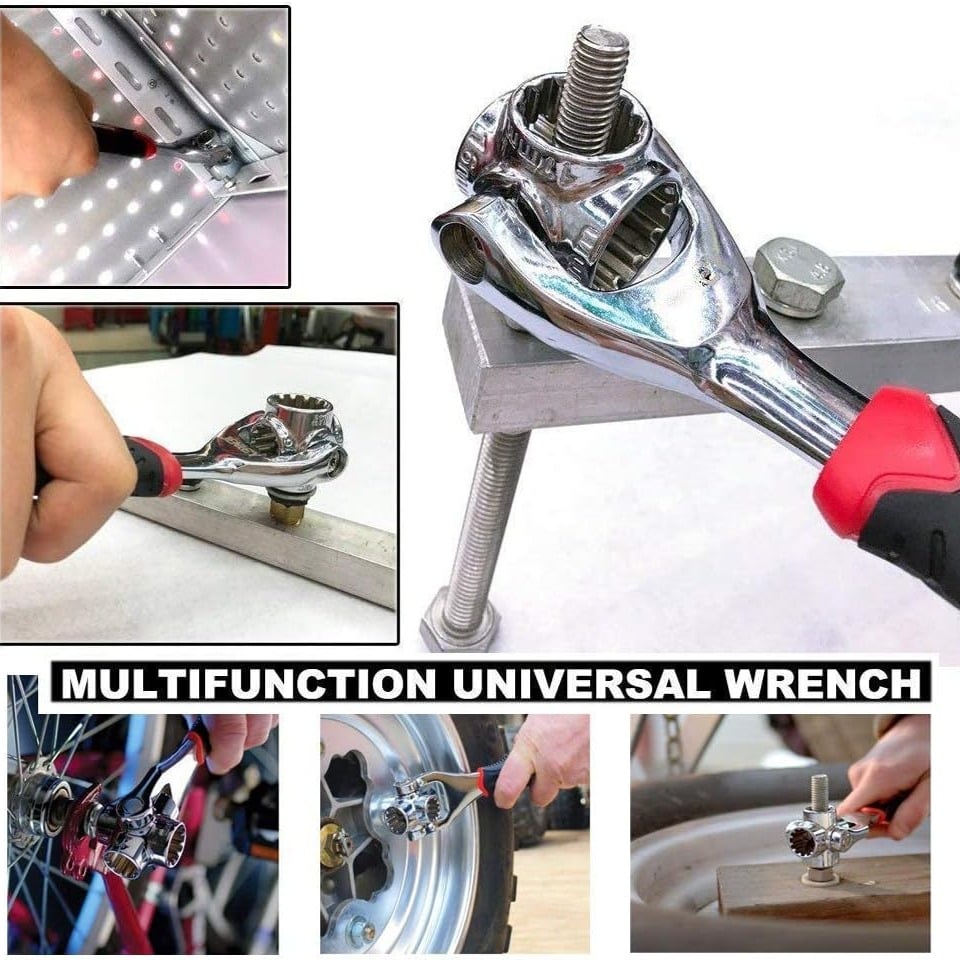 Picture of 48 in 1 Universal Wrench Handy Adjustable Tool Multi-Function Socket Spanner - Multicolor