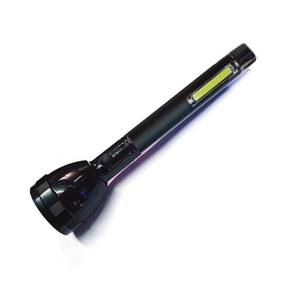 Picture of High Power LED Flashlight Rechargeable SM-2080 Powerful Torch Light / High Power Flashlight - Black