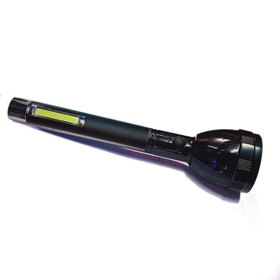 Picture of High Power LED Flashlight Rechargeable SM-2080 Powerful Torch Light / High Power Flashlight - Black