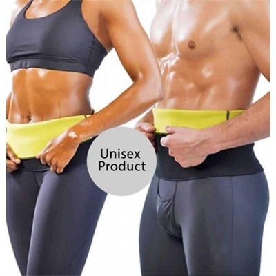 Picture of Sweat Slim Belt - Black - Achieve Your Fitness Goals With The Indian Sweat Slim Belt In Black - Black