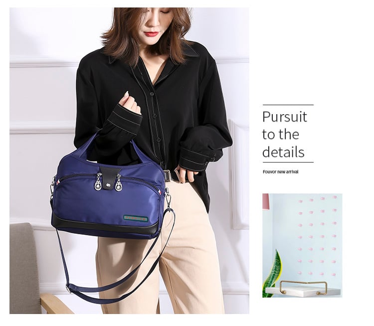 Picture of Blue Color-Large Capacity Waterproof Anti-theft Fashion - Blue - Int: One size