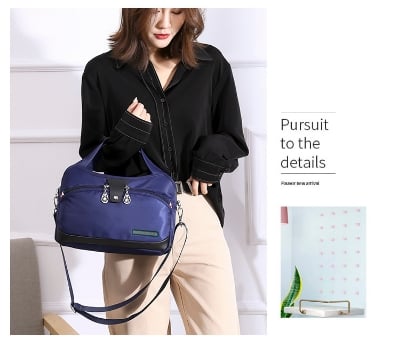 Picture of Blue Color-Large Capacity Waterproof Anti-theft Fashion - Blue - Int: One size
