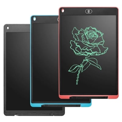 Picture of 8.5" LCD Writing Tablet Drawing Pad, Erasable E-writer, Office Writing Board, Digital Drawing Pad, Doodle Board by Clean Tech - Black - Int: One size