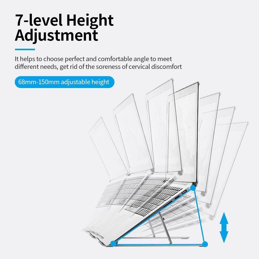 Picture of 10-17 inch Tablets Notebook Laptop Premium Quality Aluminum Alloy - Laptop Table - Laptop Table - Silver - Int: One size