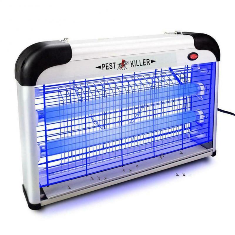 Picture of New Mosquito Insects killer light Killer Bat Rechargeable XT240 LED MOSQUITO AND FIY TRAPS - Silver - Int: One size