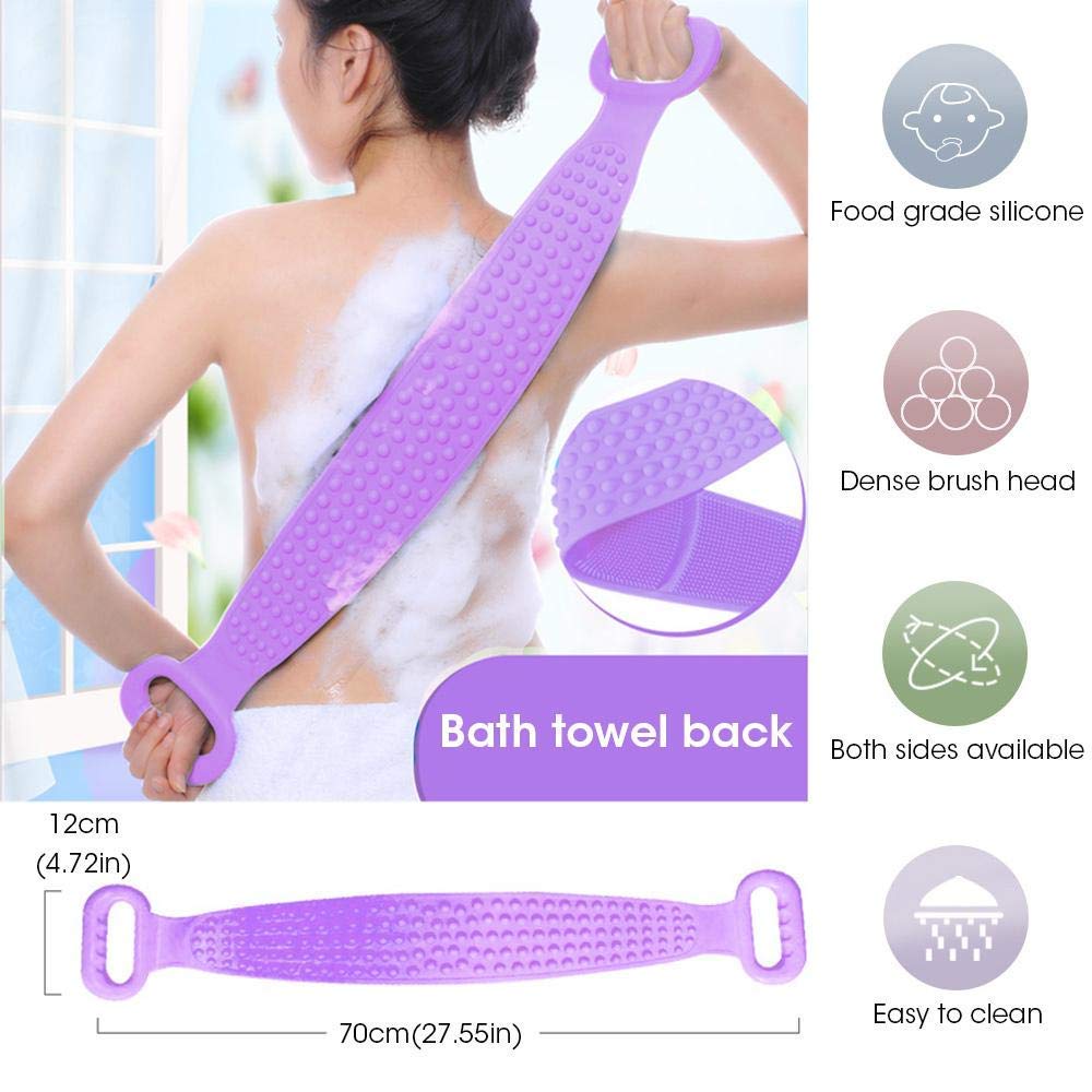 Picture of Silica Gel Bath Towel Back Strip Belt Ultimate Bathroom Companion for Comfort and Convenience Smart New Model - Multicolor - Int: One size