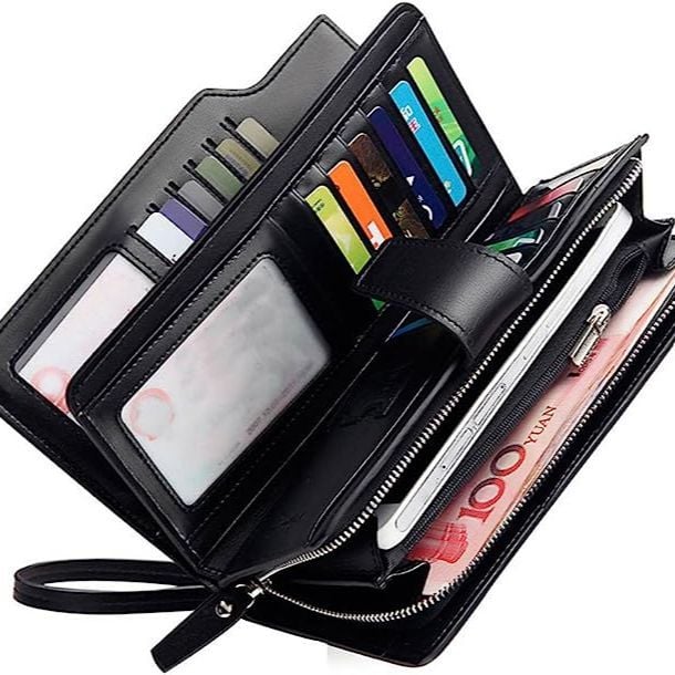 Picture of Baellery Long Purse Mobile Wallet for man - Multicolor - Int: One size