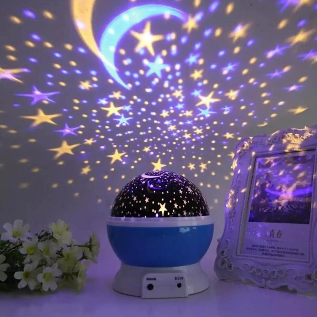 Picture of New Star Master 360 Degree Rotation Sky Starry Light 8 Multicolor 3d night light projector star kids led night light - Table Lamp - Table Lamp - Table Lamp - Multicolor