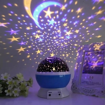 Picture of New Star Master 360 Degree Rotation Sky Starry Light 8 Multicolor 3d night light projector star kids led night light - Table Lamp - Table Lamp - Table Lamp - Multicolor