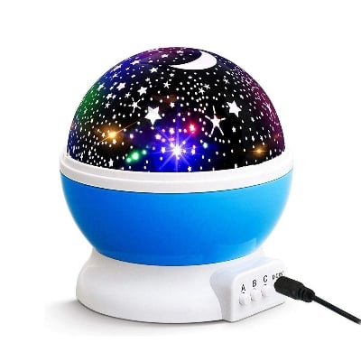 Picture of Star Master Rotating Starry Sky Light,Colorful Night Lights Projector Children Kids Baby Sleep Lighting Sky Star Master Projection Lamp Led Projection Home Decor - Table Lamp - Multicolor