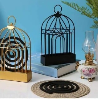 Picture of Mosquito Coil Rack Plate with Cover and Handle for Home,Outdoor,Mosquito Coil Holder;;;;;; - Multicolor