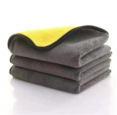 Picture of New Car washing towel thickened large water absorption coral velvet wiping scarf double -sided car washing car cleaning car clean towel - Multicolor